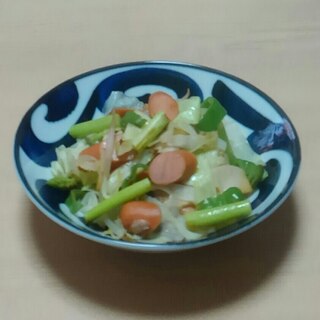 チョリソー野菜炒め